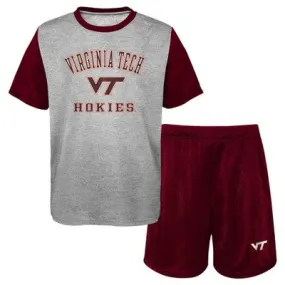 New - NCAA Virginia Tech Hokies Toddler Boys' T-Shirt & Shorts Set - 2T