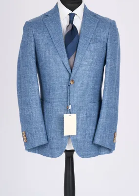 New Suitsupply Havana Light Blue Wool, Silk, Linen, Cashmere Blazer - Size 36R and 38R