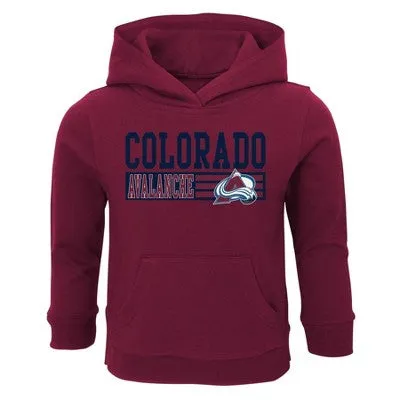 NHL Colorado Avalanche Baby Boys' Poly Core Hooded Sweatshirt - 12M