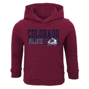 NHL Colorado Avalanche Baby Boys' Poly Core Hooded Sweatshirt - 12M