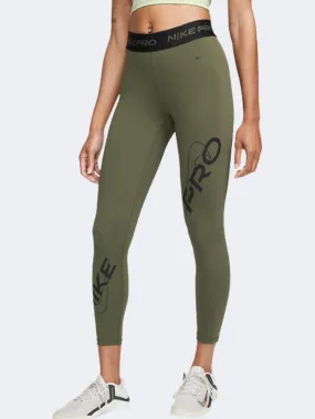 Nike  Women Training Tight Khaki/Black