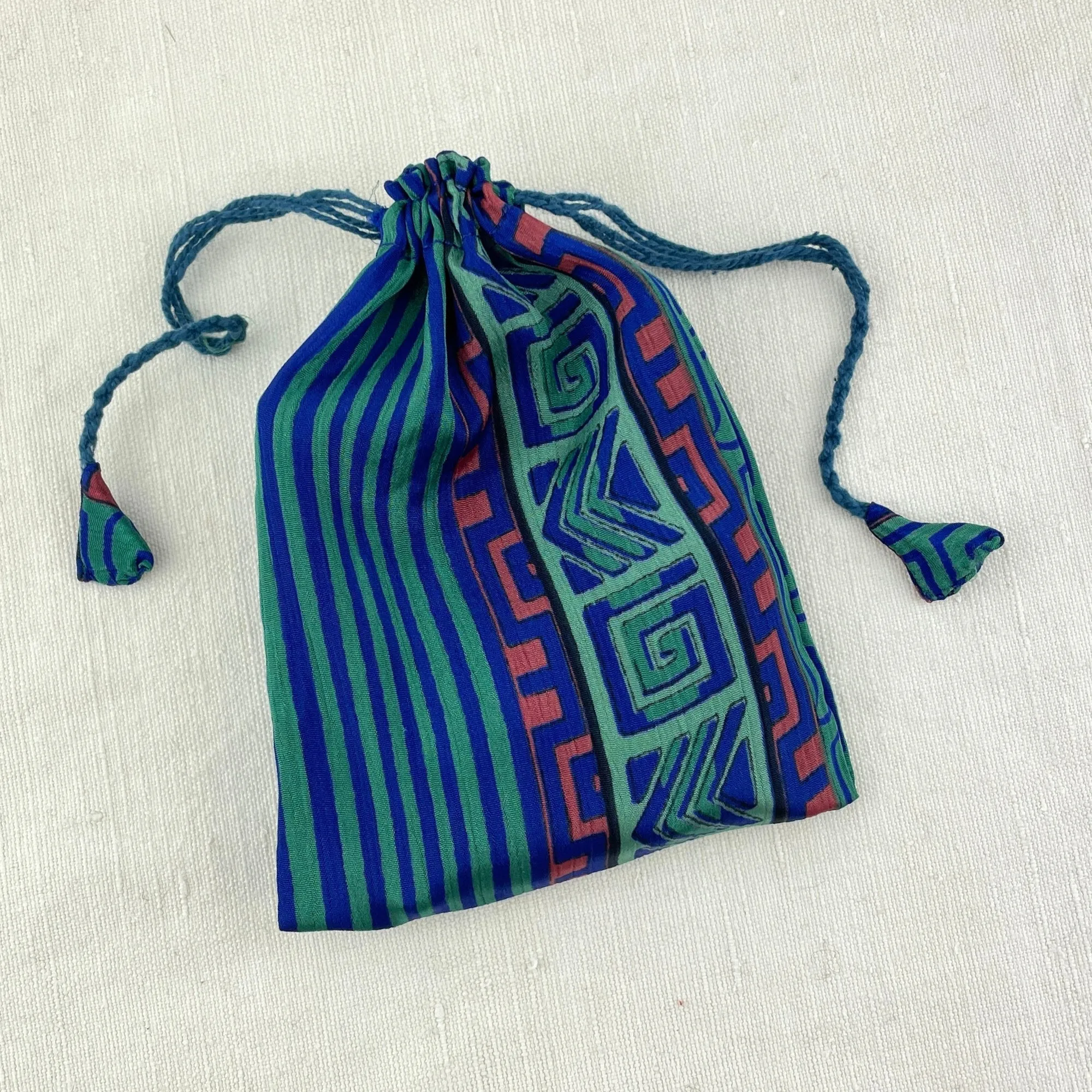 NIRMALA Recycled Sari Fabric Refillable Lavender Bag