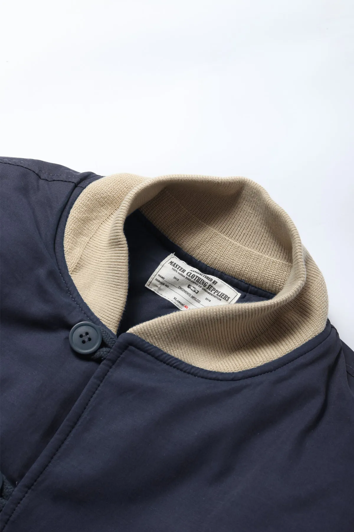 Okonkwo MFG - Quilted Bomber Jacket - Navy