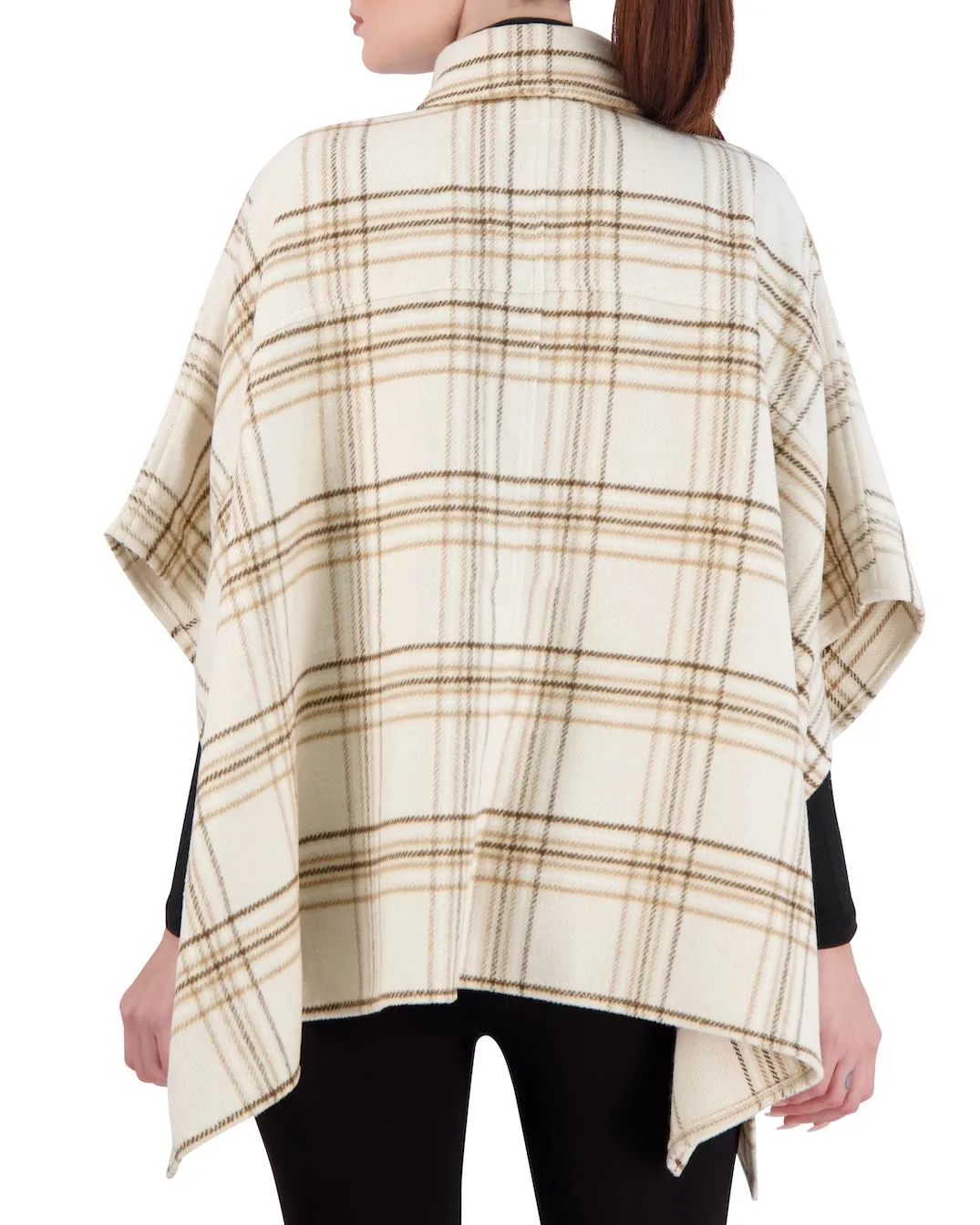 Ookie & Lala Vegan Cashmere Plaid Cape