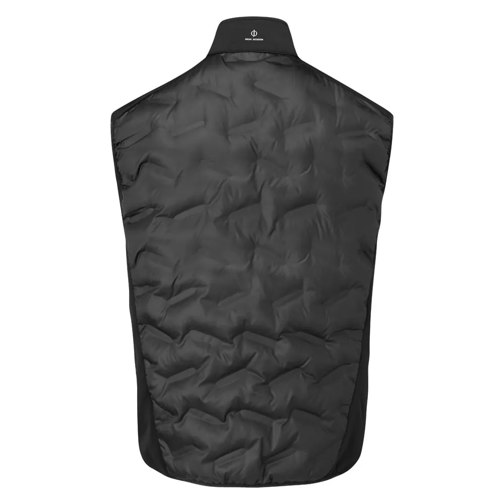 Oscar Jacobson Ridley Hybrid Gilet - Black