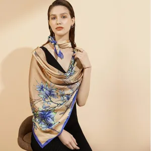 Outside Charmeuse Silk Scarf 135