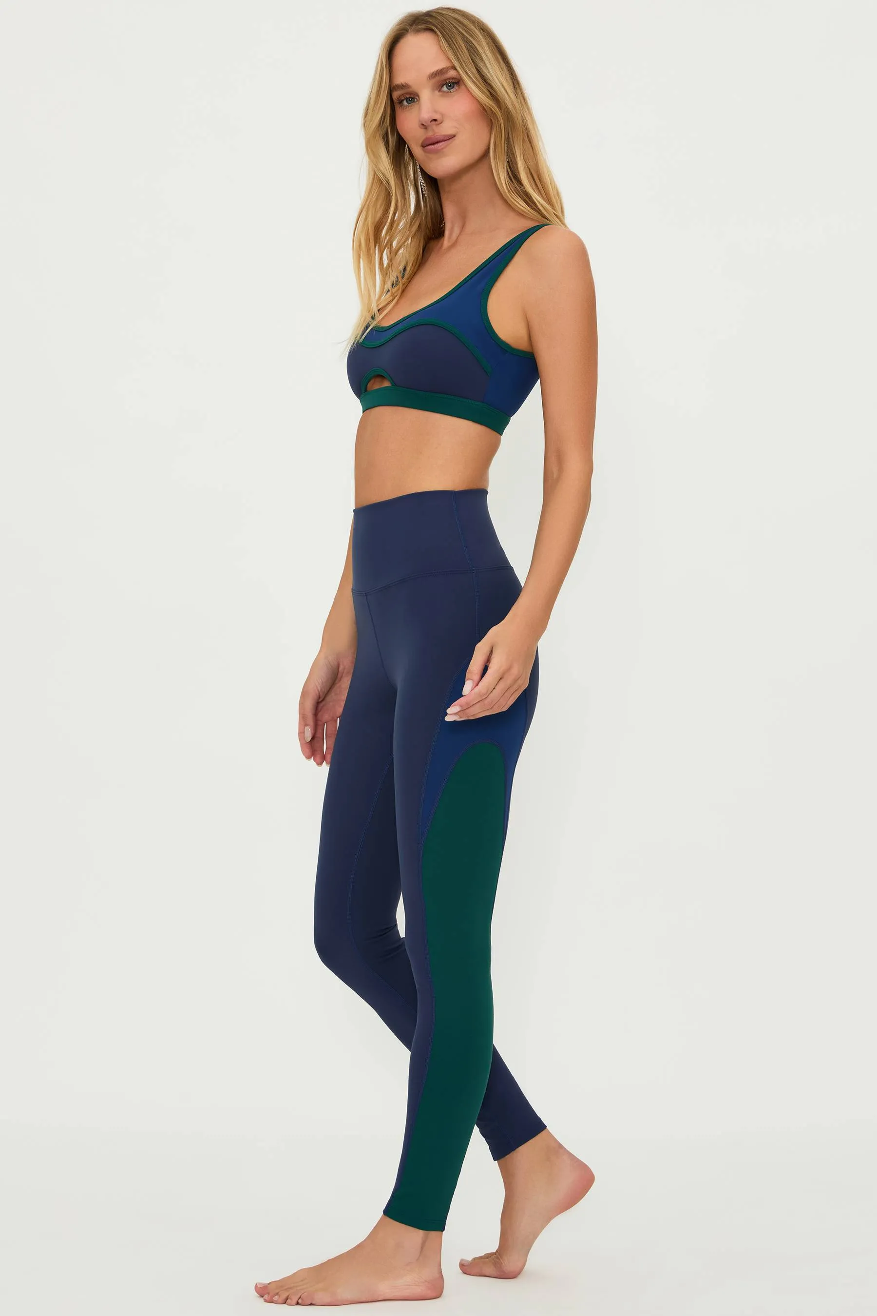 Pamila Legging Wintergreen Colorblock