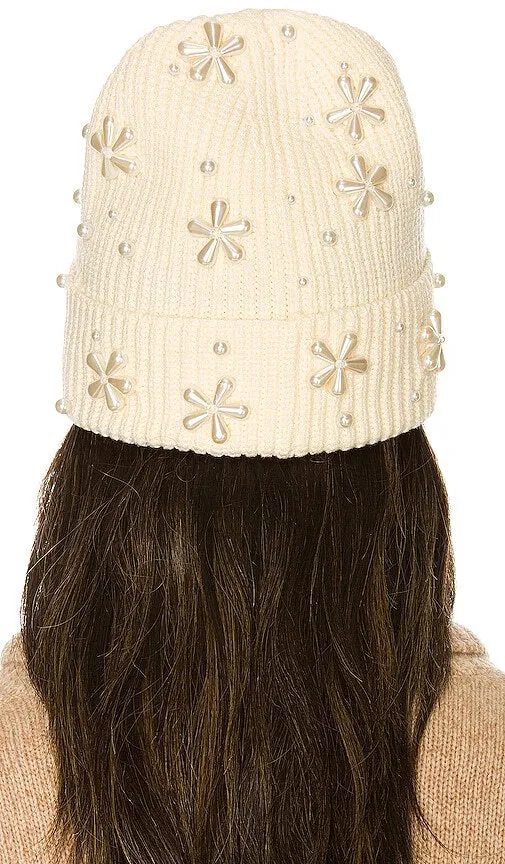 Pearl Snowflake Beanie