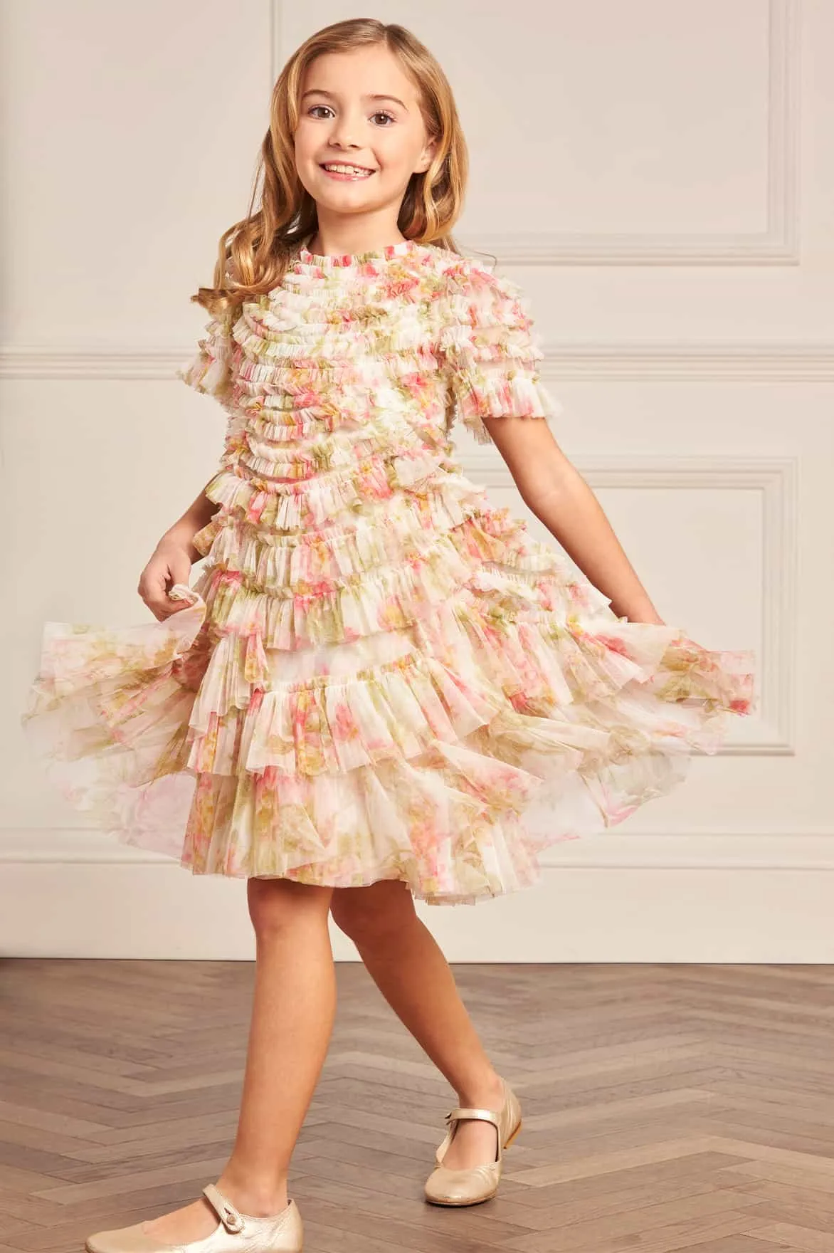 Peony Promise Marilla Ruffle Kids Dress