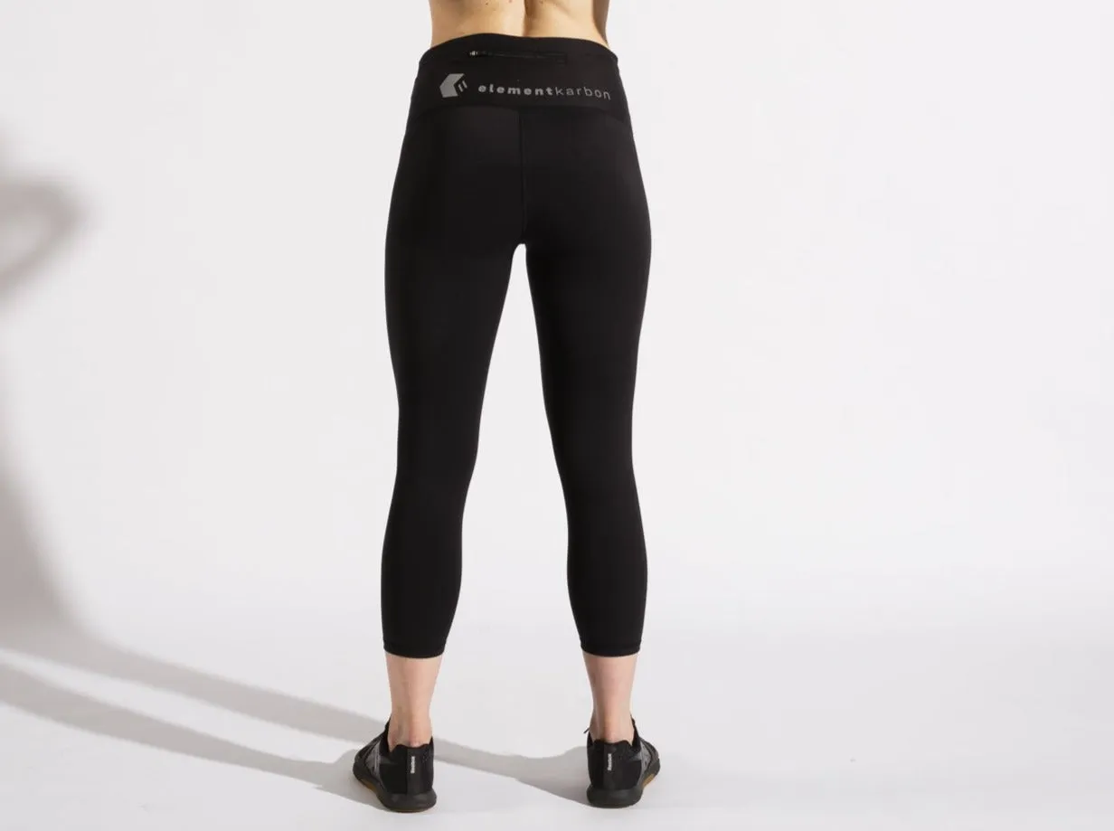 Performance Black 7/8 Leggings