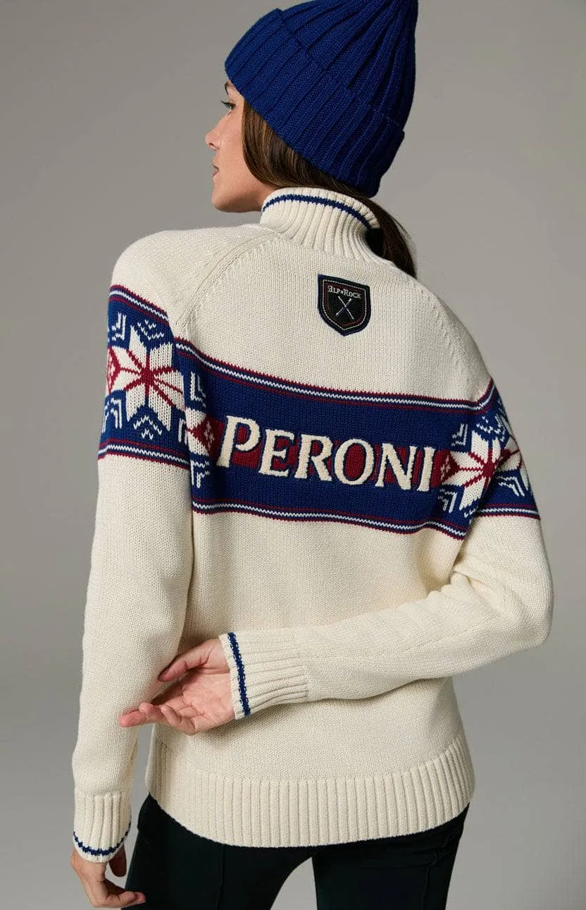 Peroni X Alp N Rock Fairisle Zip Sweater | Ivory