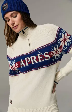 Peroni X Alp N Rock Fairisle Zip Sweater | Ivory