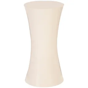 Phillips Collection Ave Pedestal, Gel Coat White