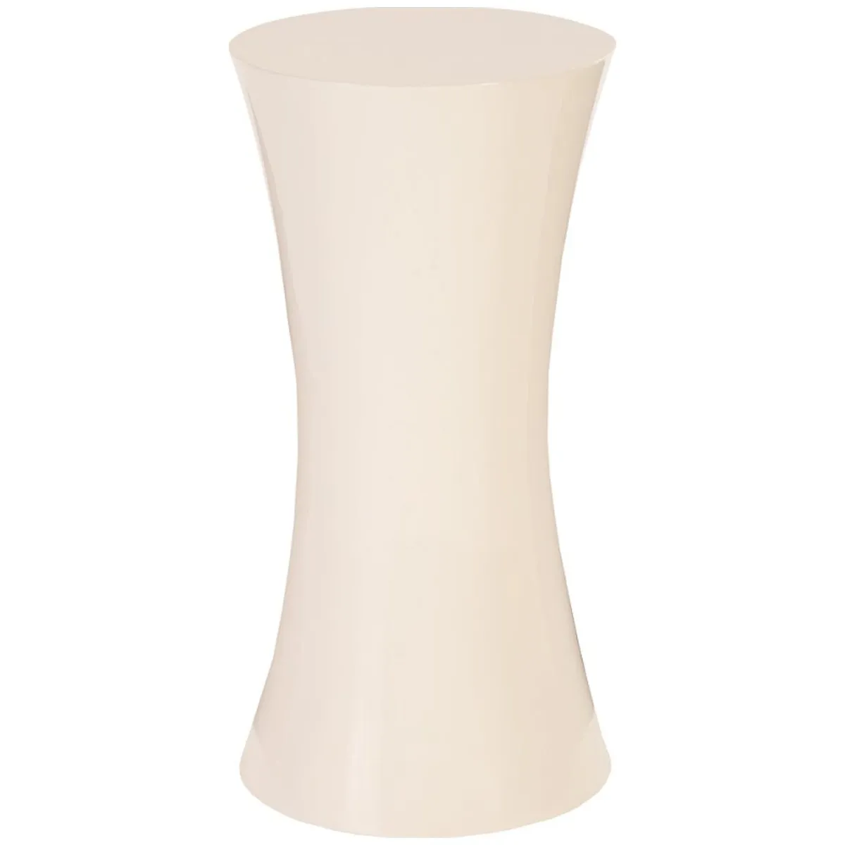 Phillips Collection Ave Pedestal, Gel Coat White