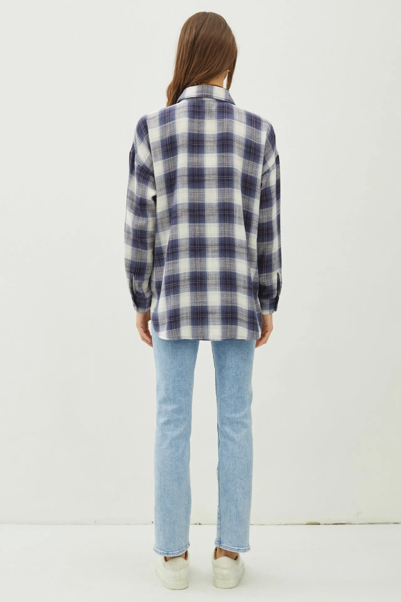 Pierce Plaid Flannel Button Down Shirt- 2 Colors!