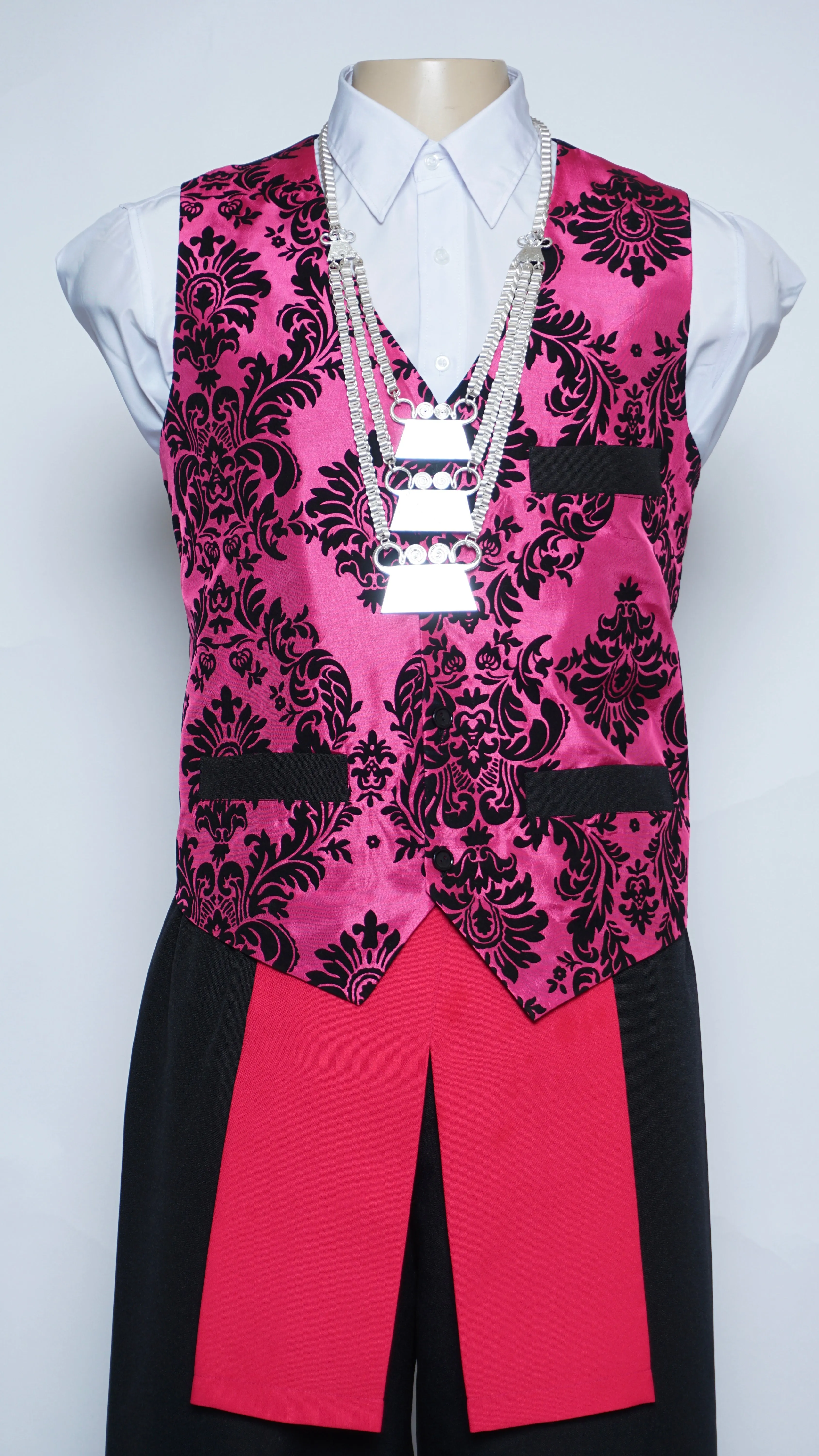 Pink Velvet Vest