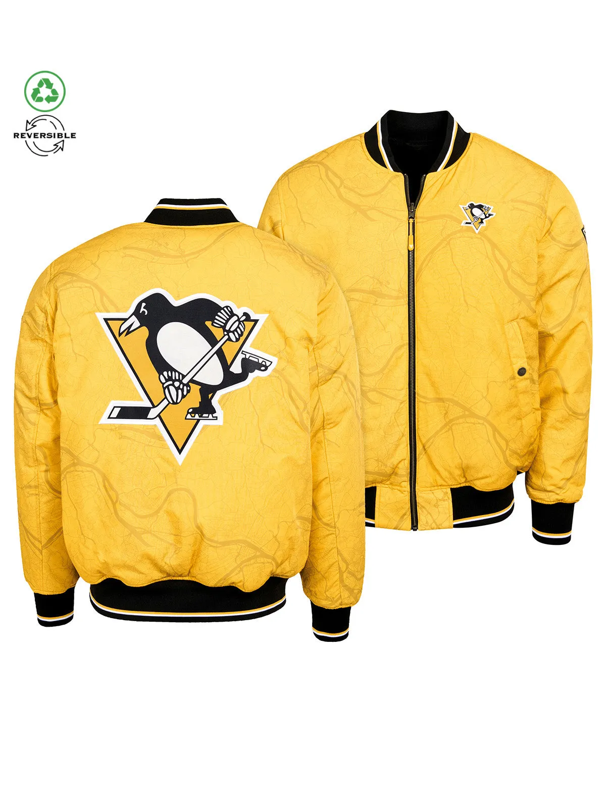 Pittsburgh Penguins Reversible Bomber