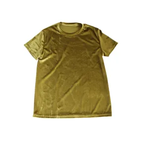 Pre Order:  Velvet Solid Short Sleeve T-Shirt