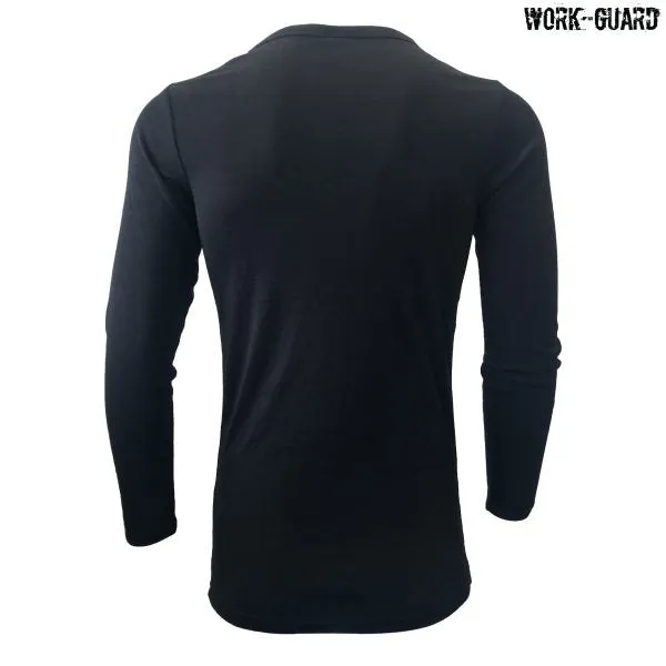 R455B Workguard Youth Long Sleeve Thermal V-Neck