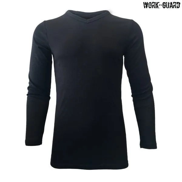 R455X Workguard Adult Long Sleeve Thermal V-Neck