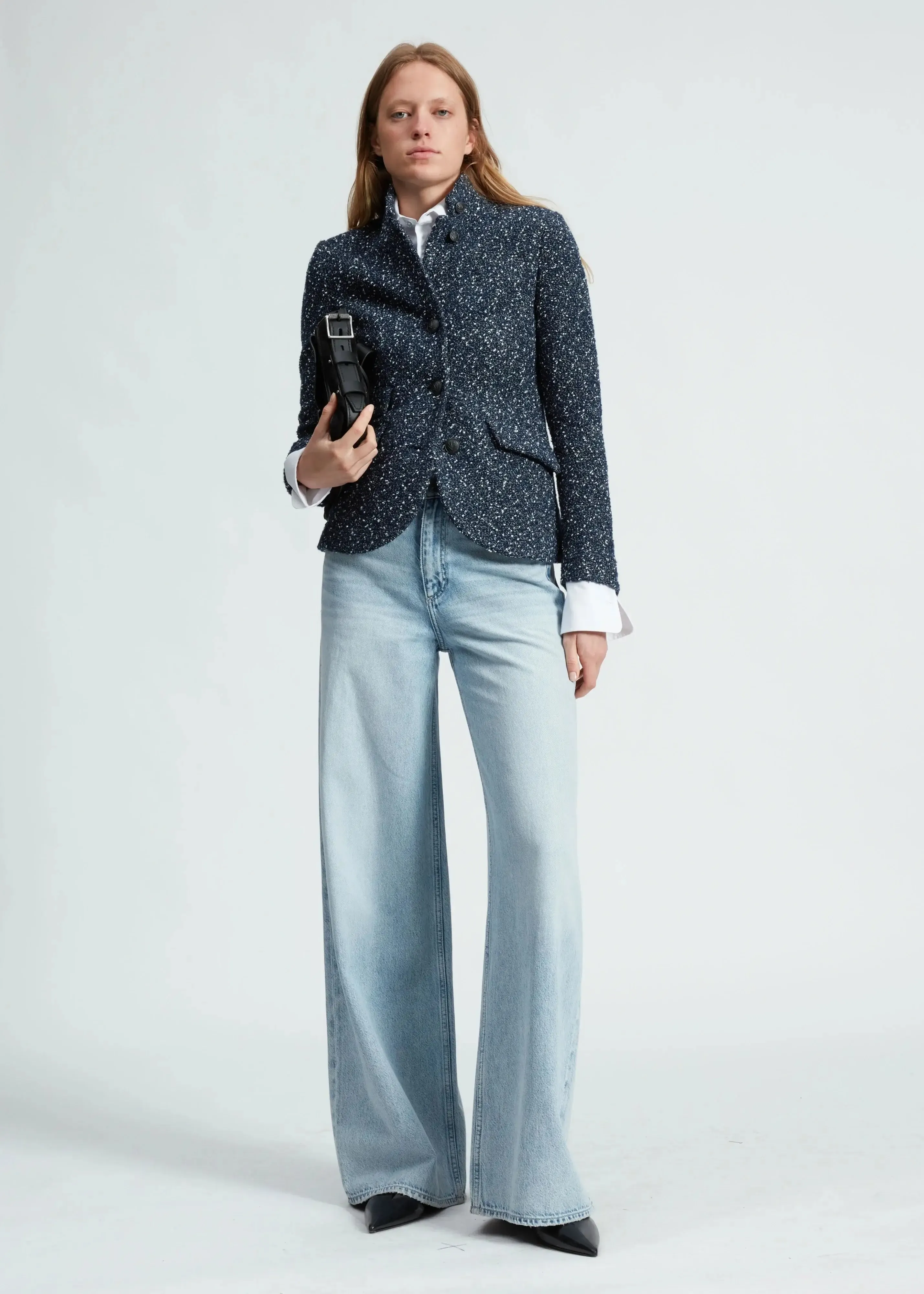 Rag & Bone - Slade Tweed Blazer in Blue