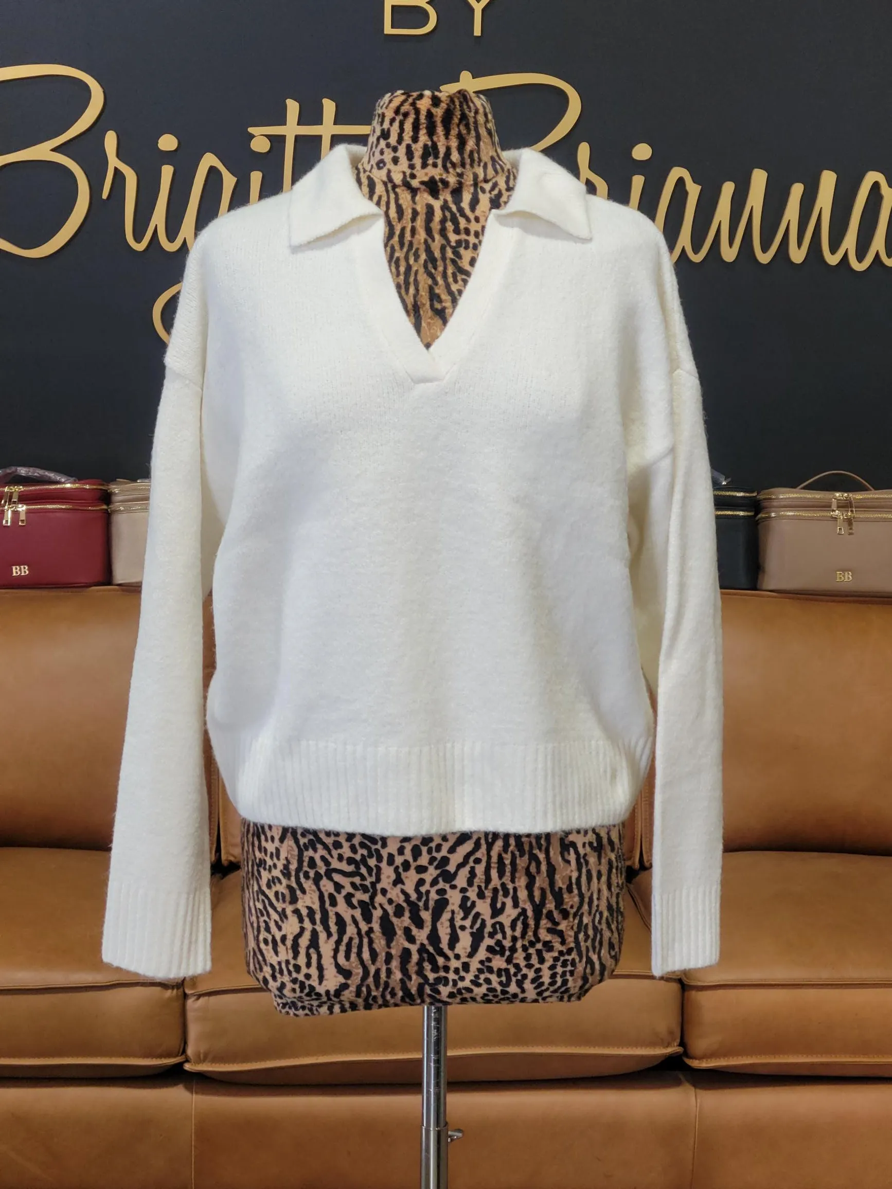 Raquel Collared Sweater