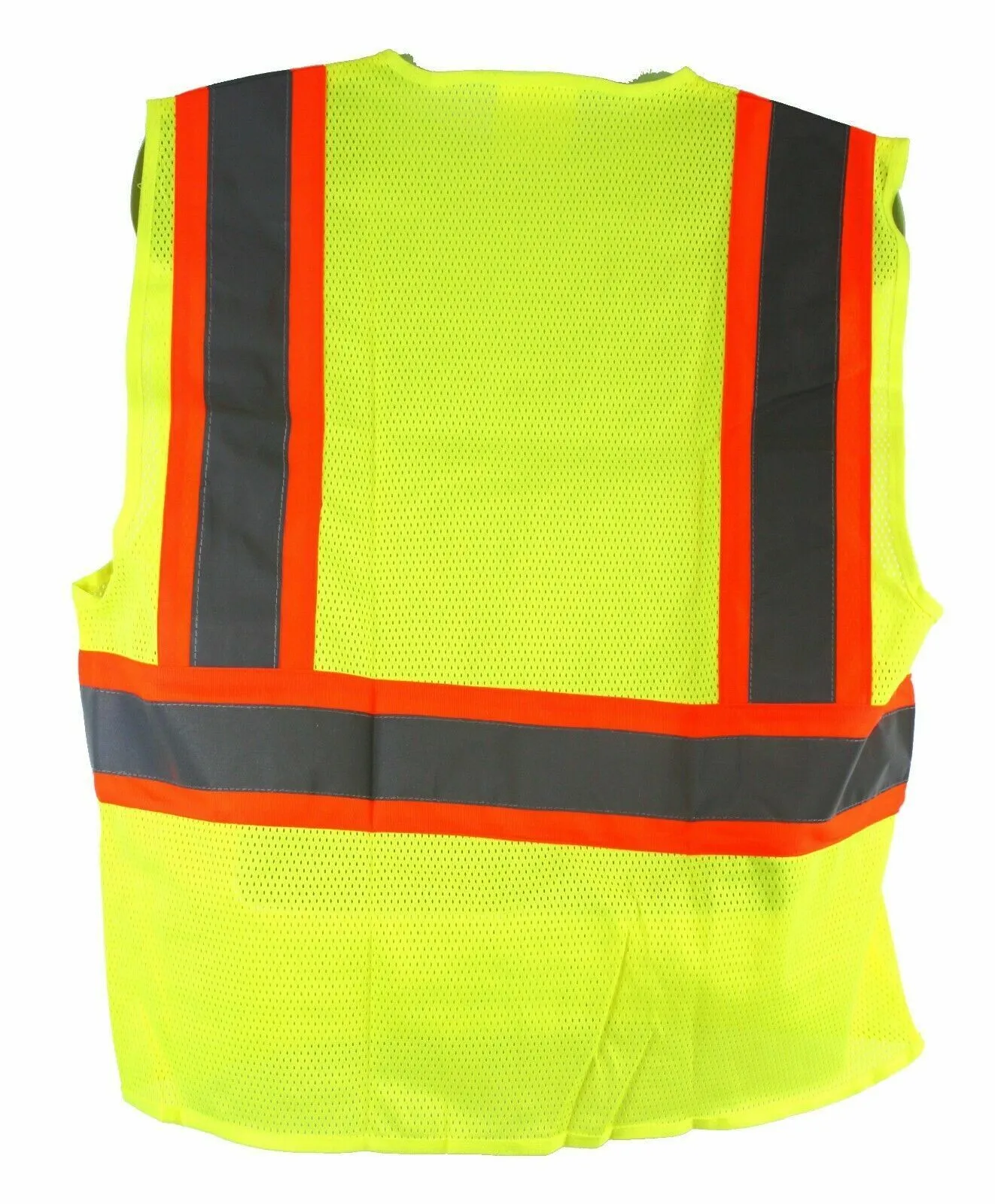 Reflective Safety Work Vest High Visibility Pockets Construction Traffic 1 PACK