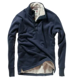 Relwen Superfleece Mock Pullover - Navy