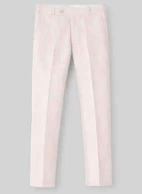 Roman Light Pink Linen Pants