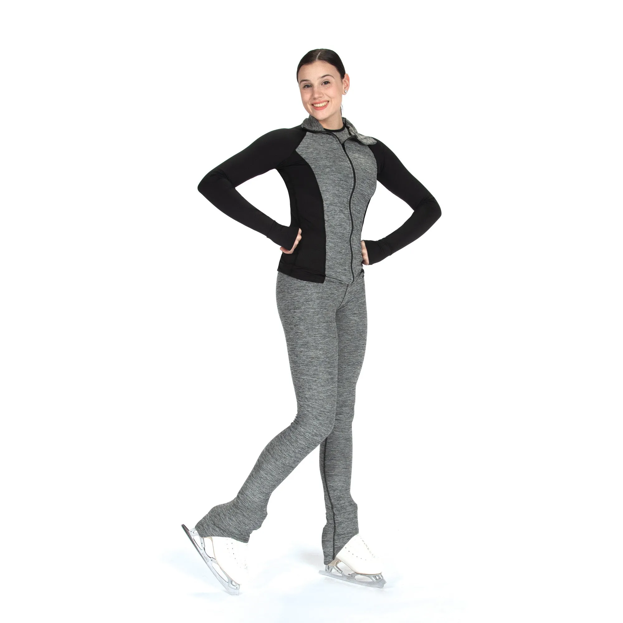 S108 Competition Figure Skating Ice Core Marled Legging