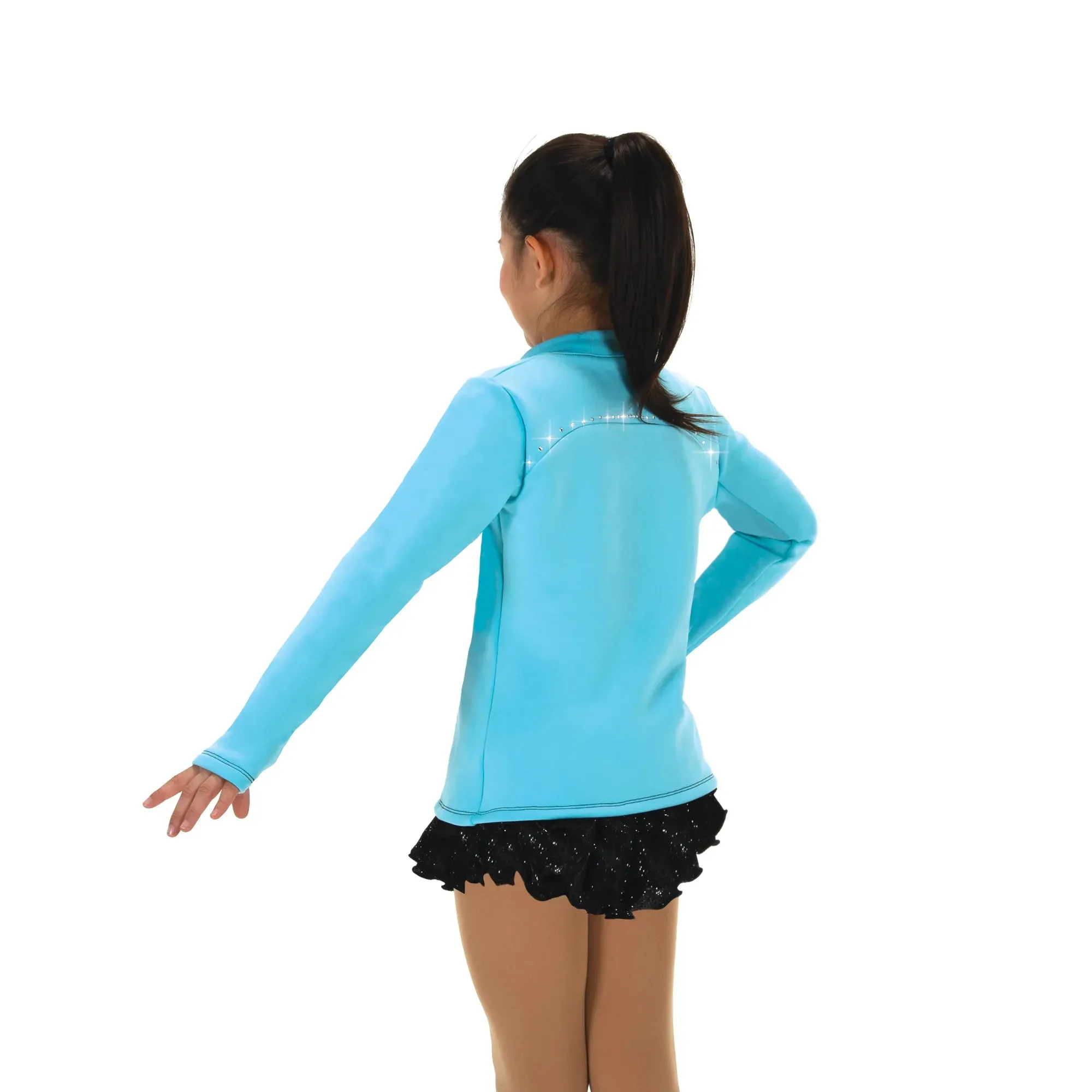 S222 Competition Figure Skating Fleece Sparkle Jacket