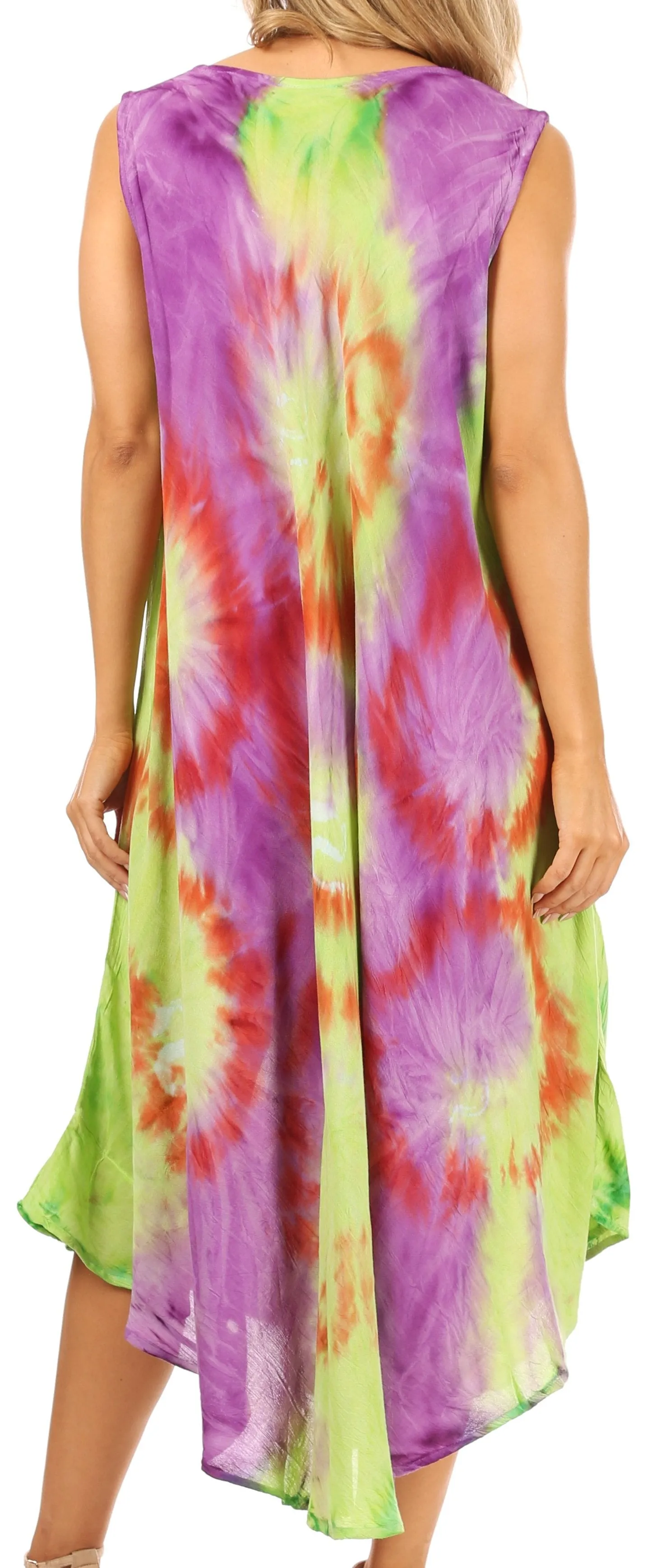 Sakkas Starlight Caftan Tank Dress / Cover Up