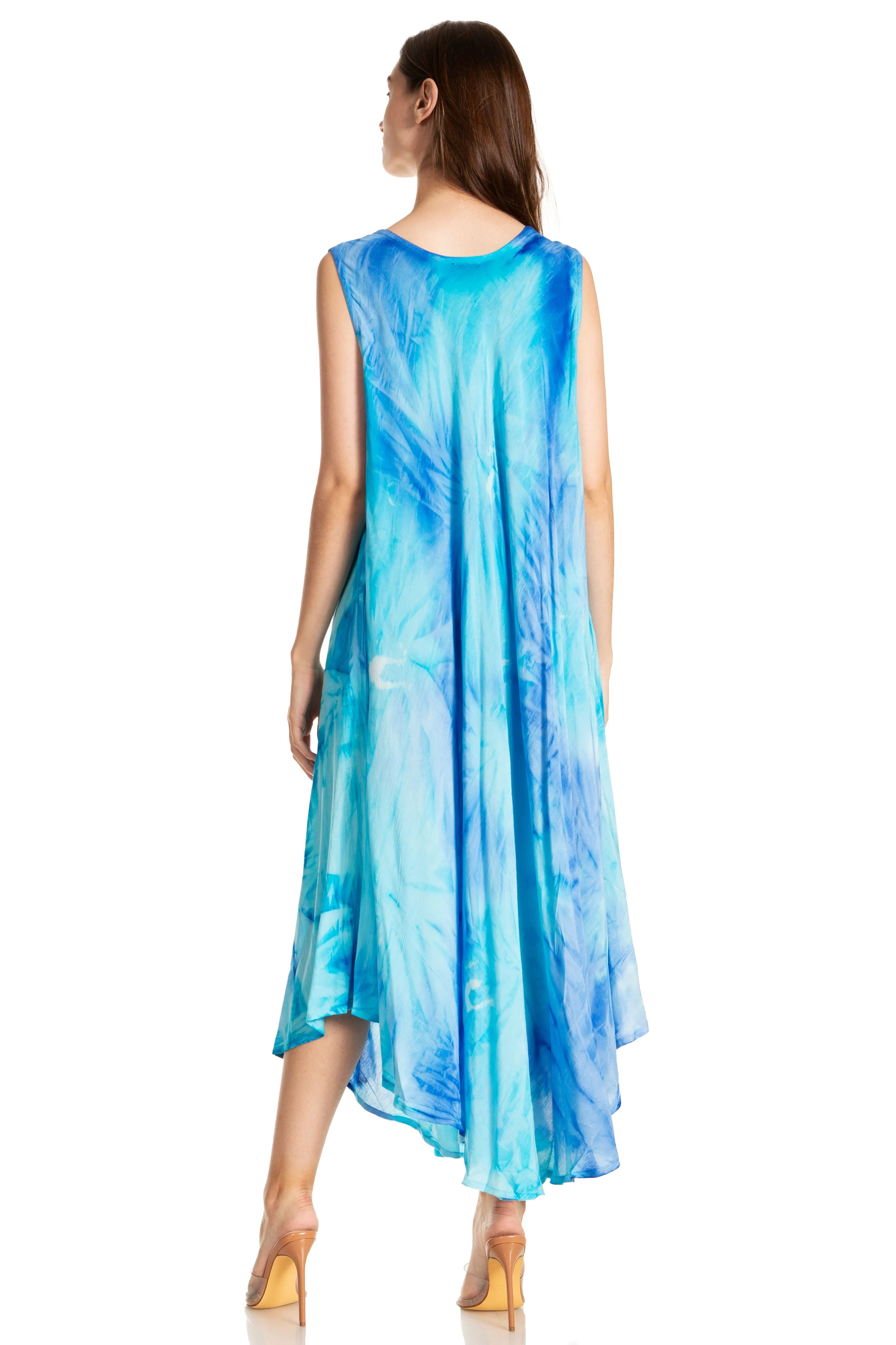 Sakkas Starlight Caftan Tank Dress / Cover Up