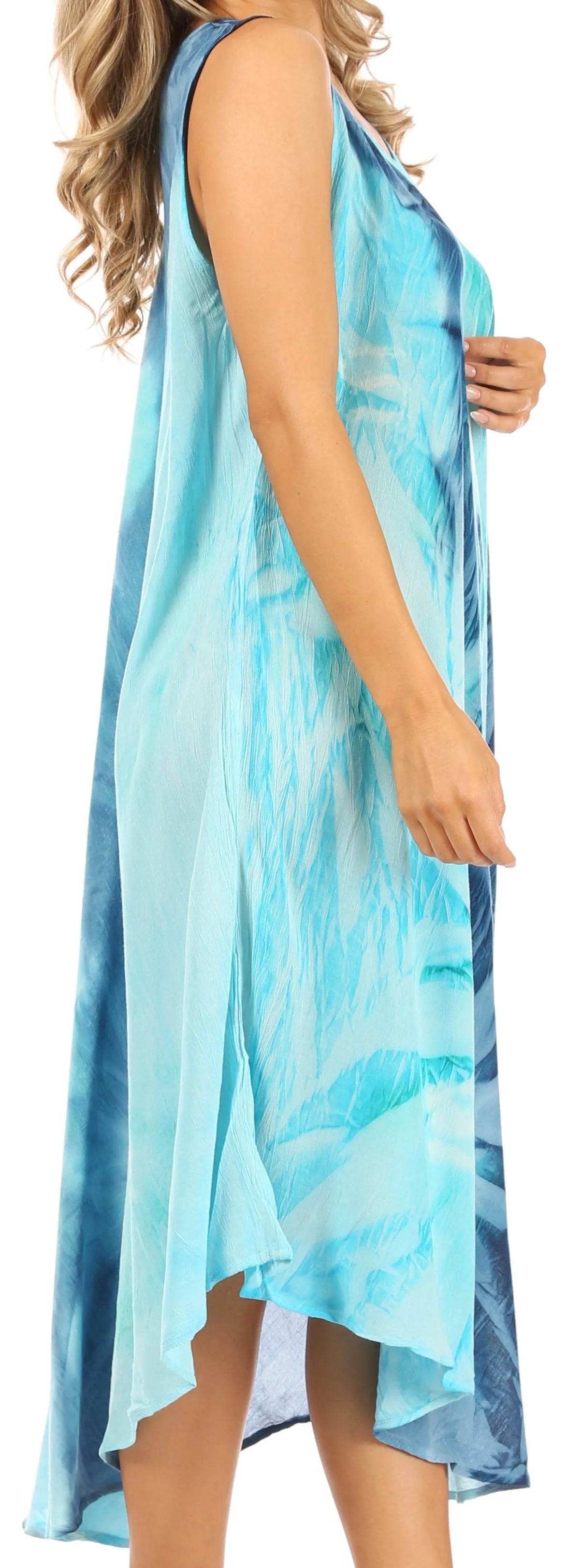 Sakkas Starlight Caftan Tank Dress / Cover Up