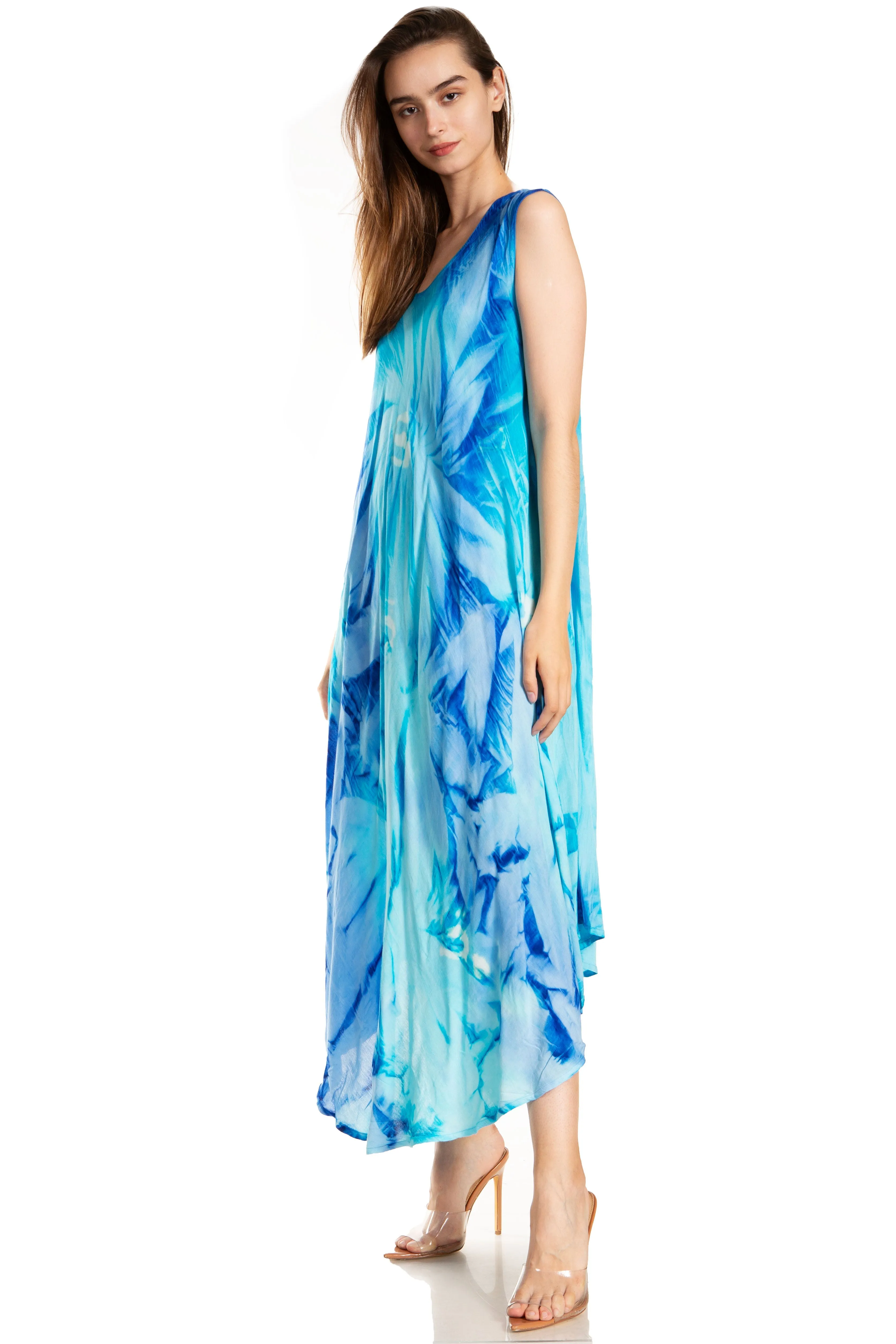 Sakkas Starlight Caftan Tank Dress / Cover Up