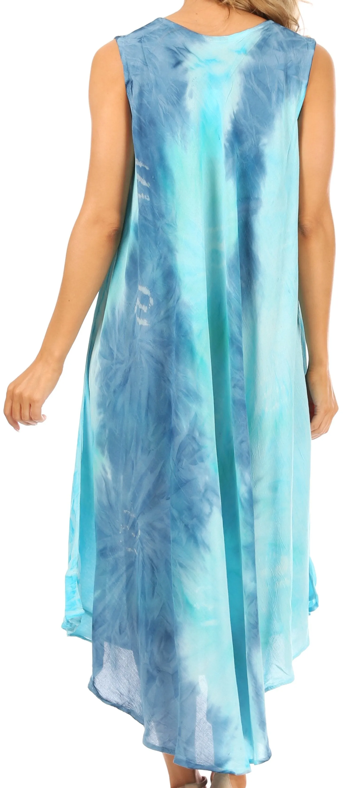 Sakkas Starlight Caftan Tank Dress / Cover Up