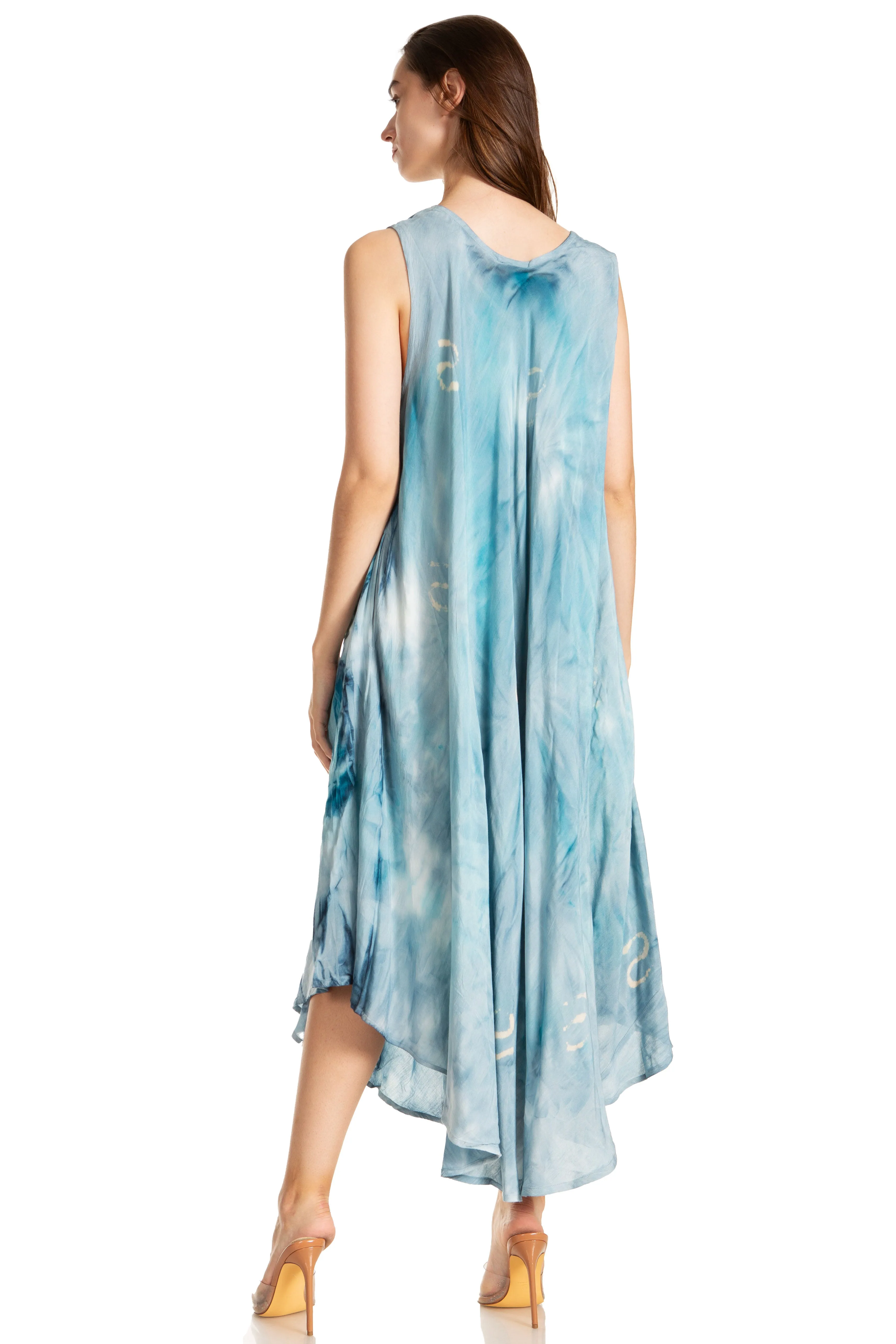 Sakkas Starlight Caftan Tank Dress / Cover Up