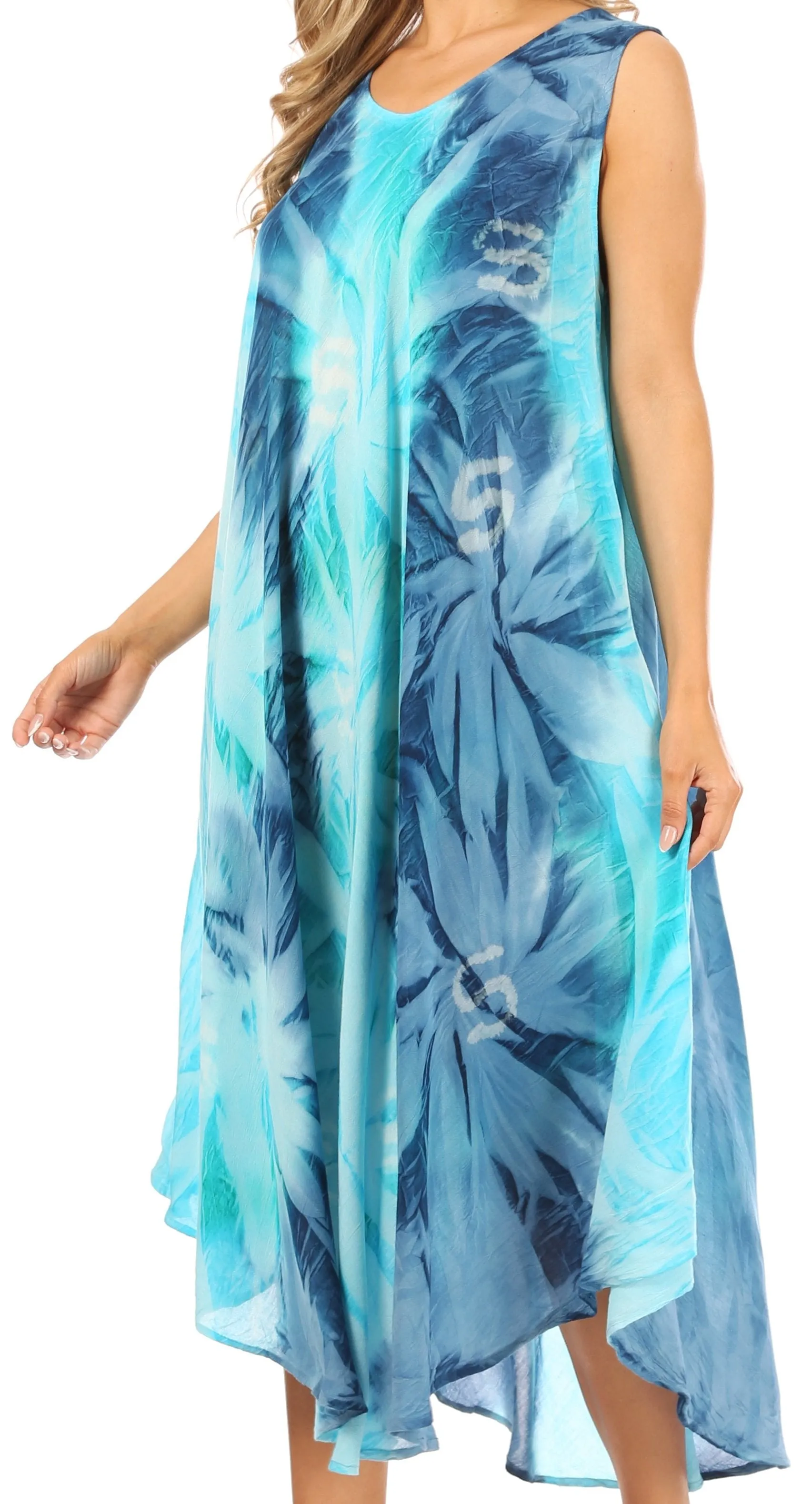 Sakkas Starlight Caftan Tank Dress / Cover Up