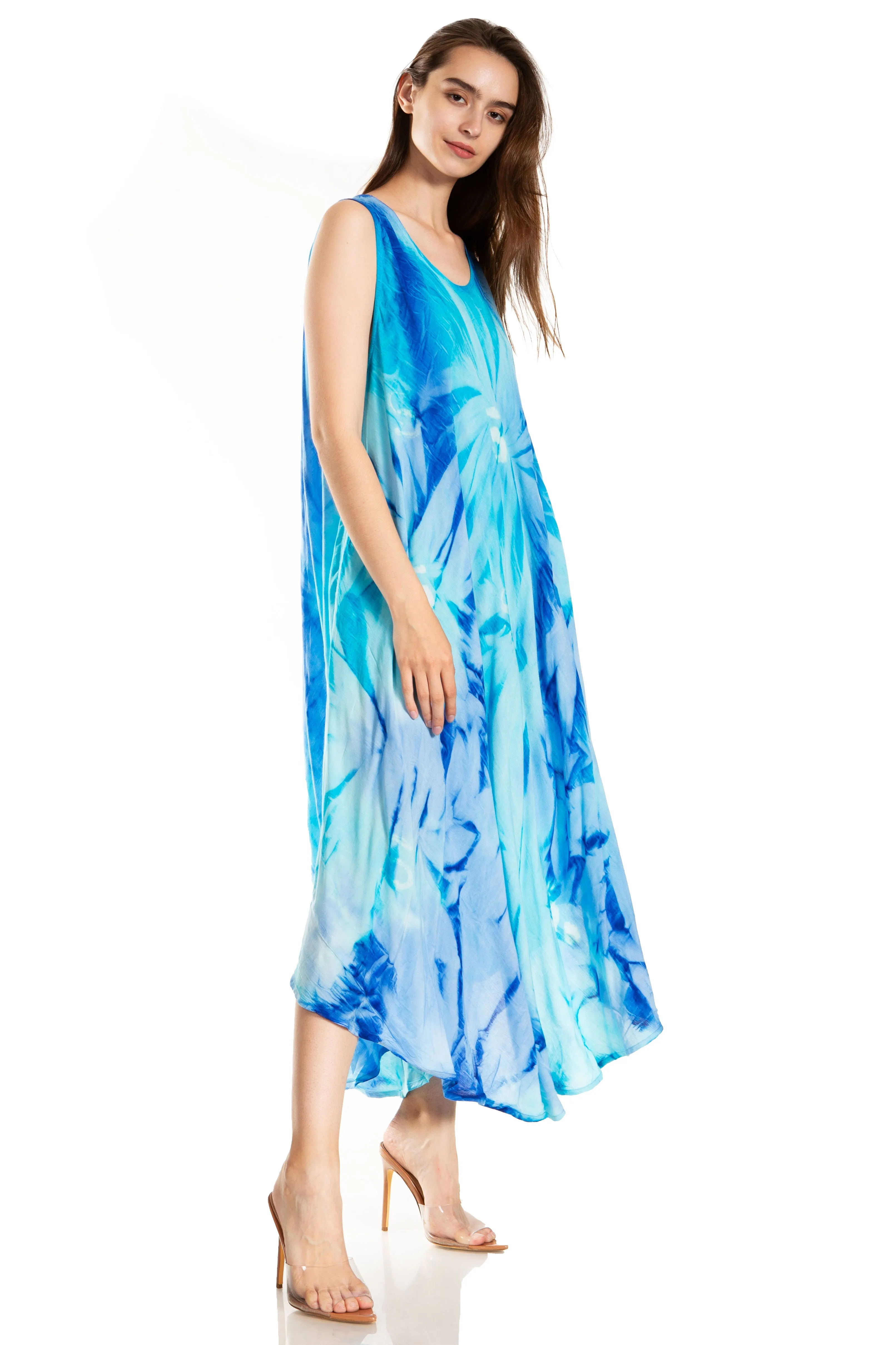 Sakkas Starlight Caftan Tank Dress / Cover Up