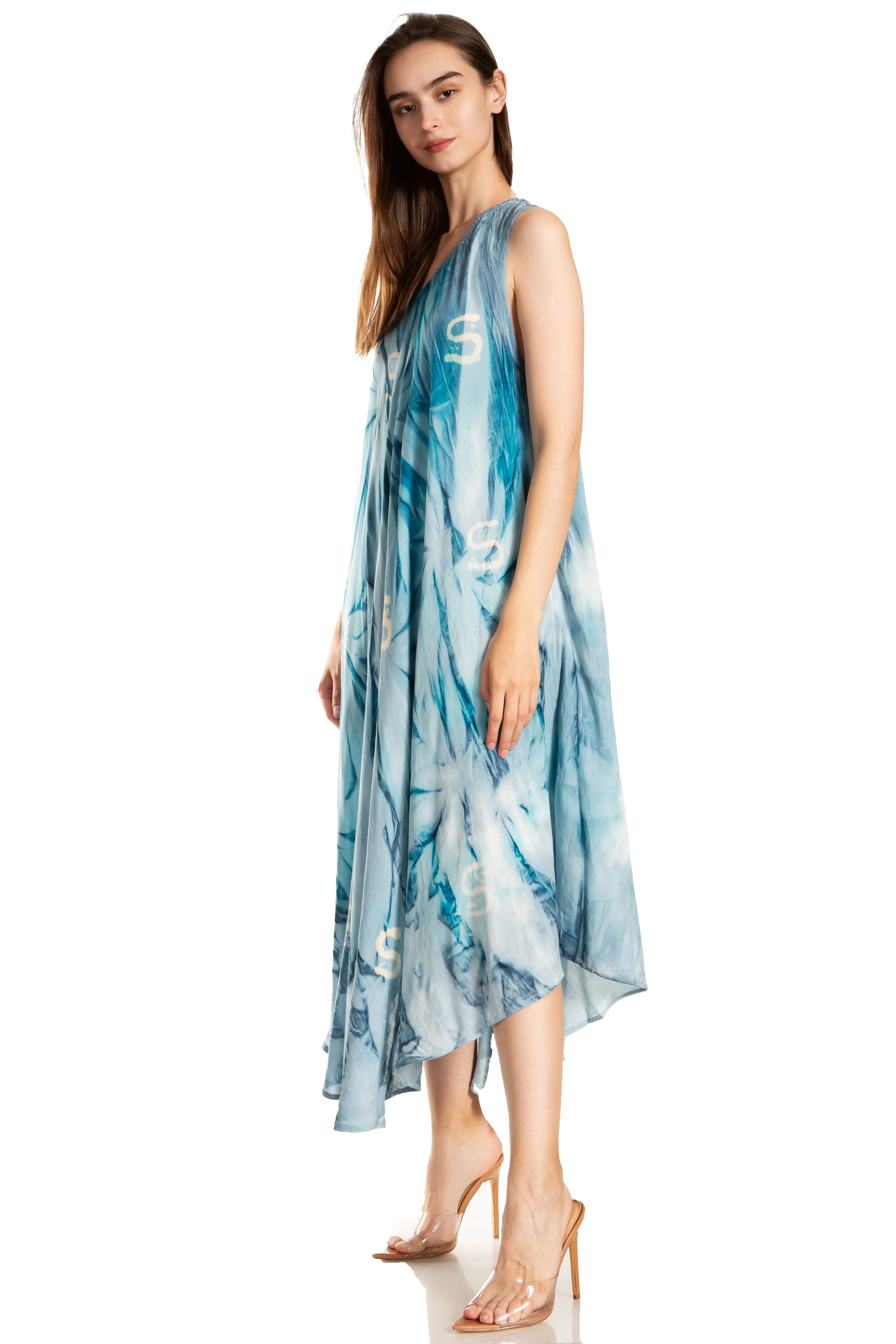 Sakkas Starlight Caftan Tank Dress / Cover Up