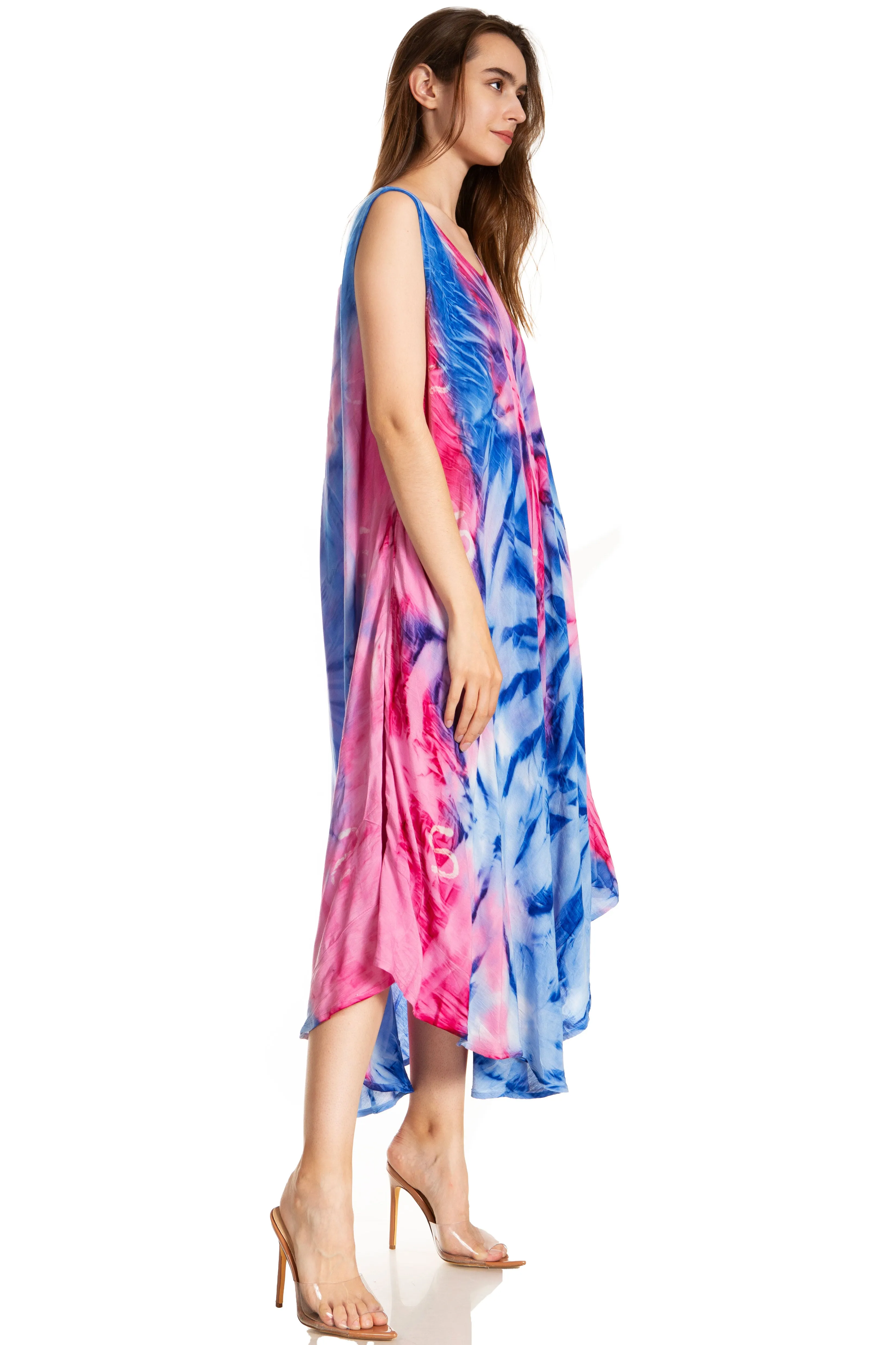 Sakkas Starlight Caftan Tank Dress / Cover Up