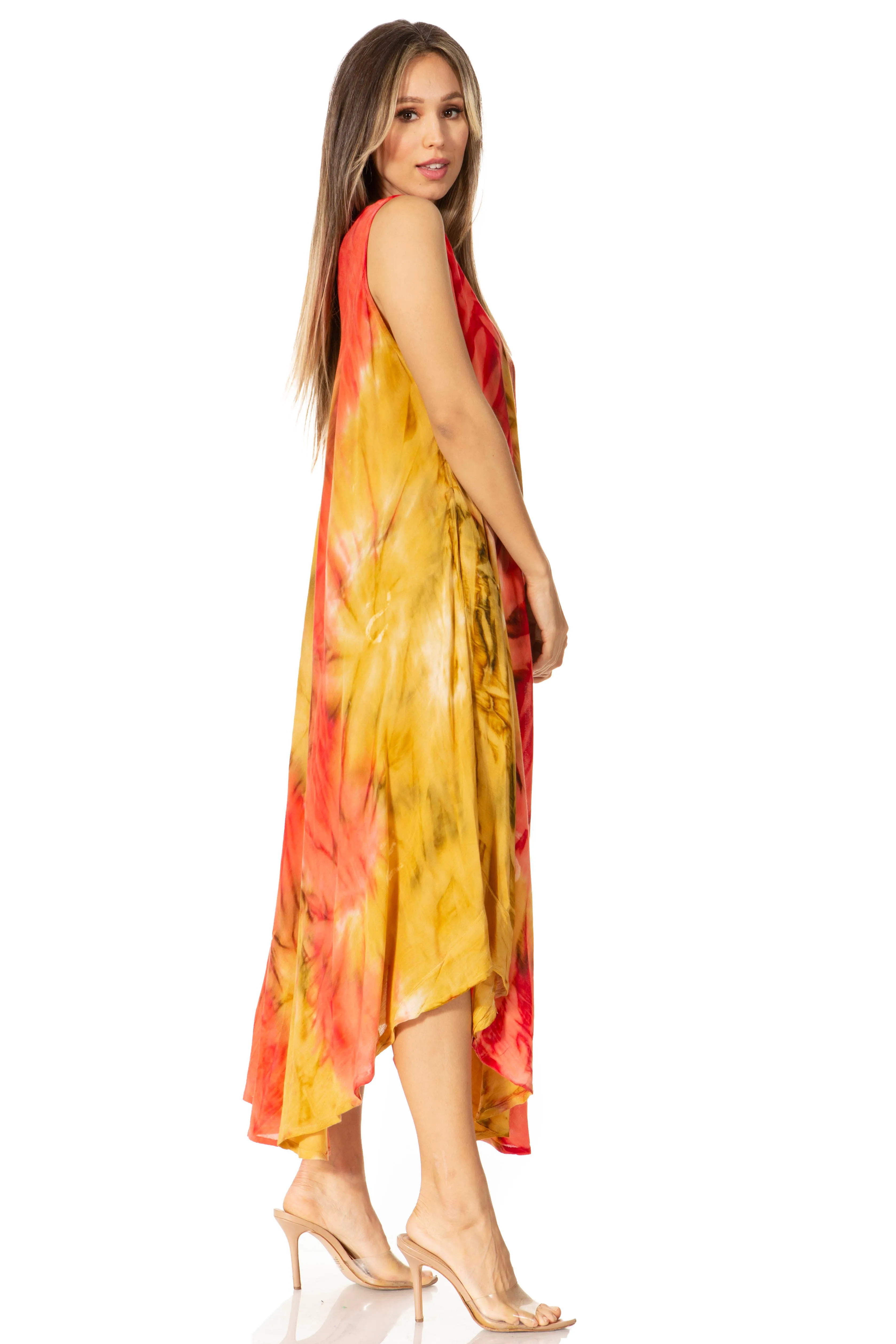 Sakkas Starlight Caftan Tank Dress / Cover Up