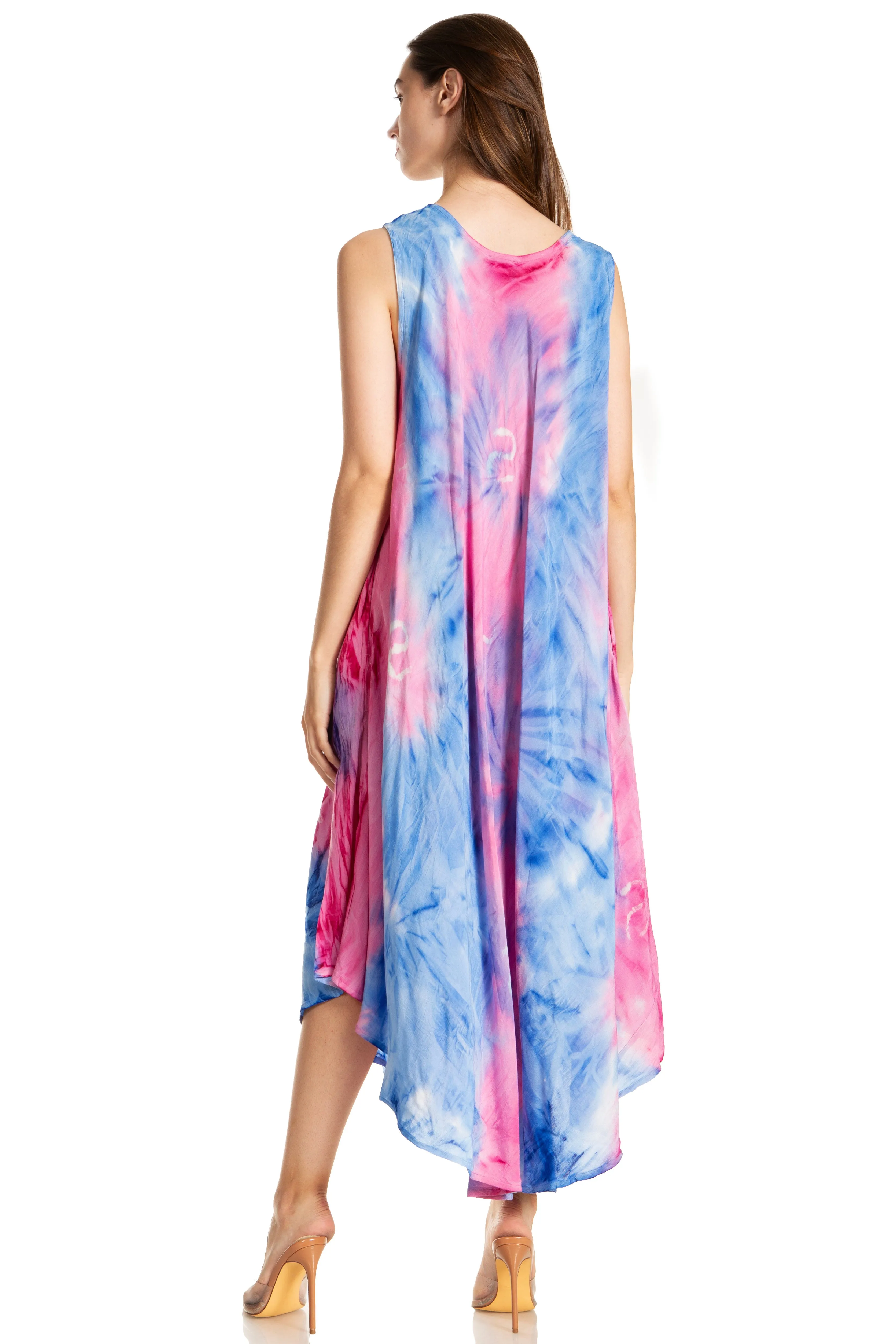 Sakkas Starlight Caftan Tank Dress / Cover Up