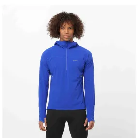 Salomon | Men's Sense Aero Hybrid Midlayer Jacket with hood