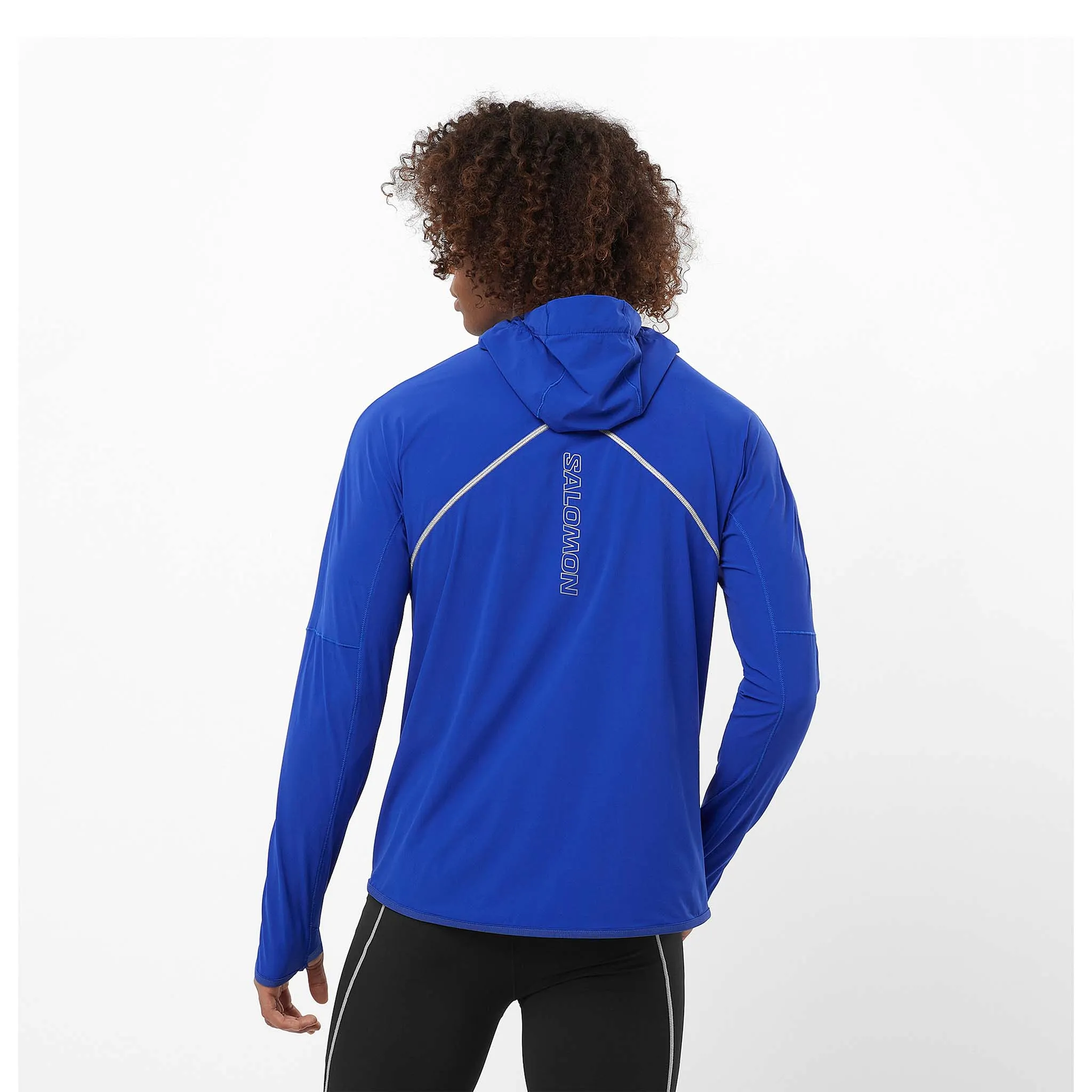 Salomon | Men's Sense Aero Hybrid Midlayer Jacket with hood