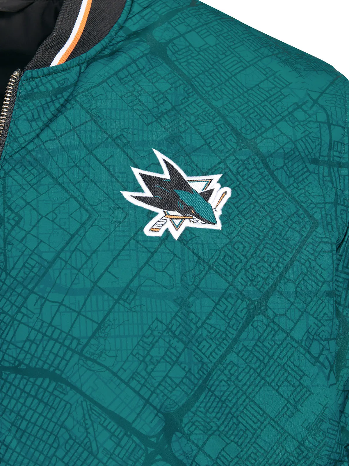 San Jose Sharks Reversible Bomber