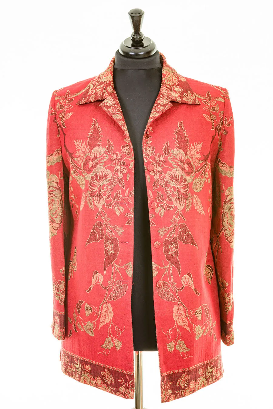 Sicily Jacket in Rich Ruby