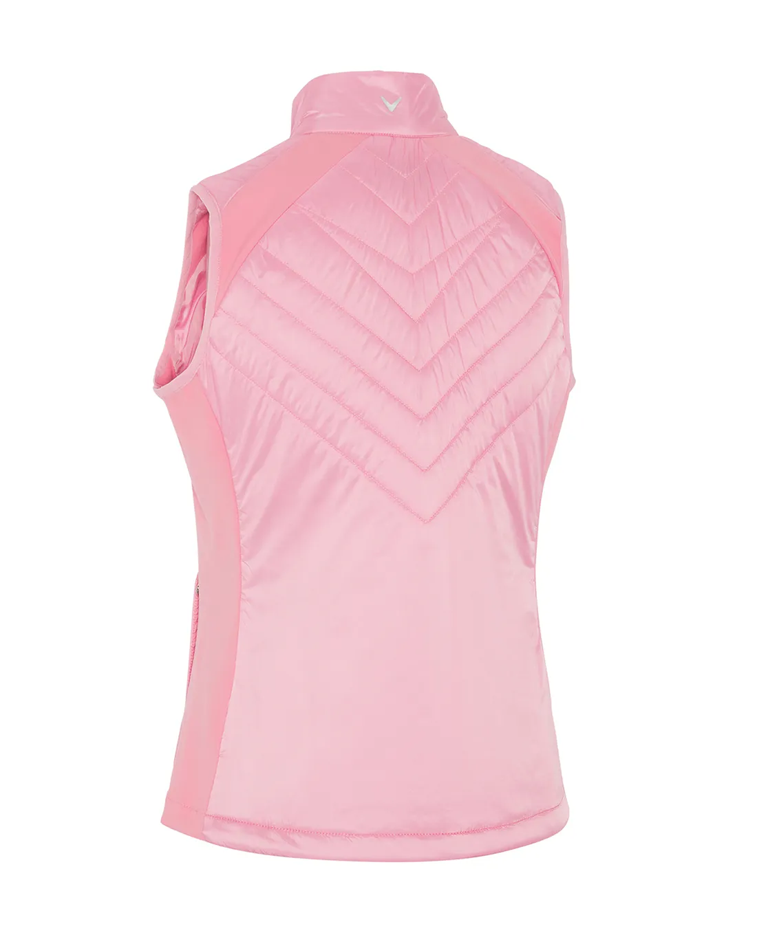 SIZE S - CALLAWAY Engineered Thermal Chev Quilted Vest D024 Pink Nectar