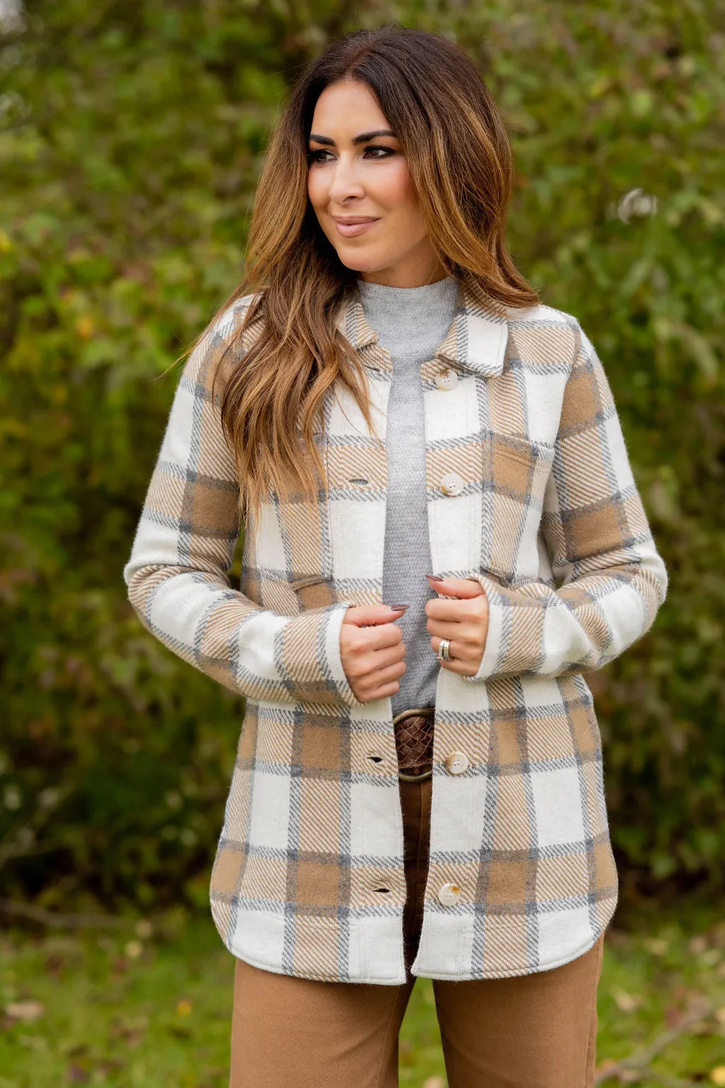 Southern Roots Plaid Shacket