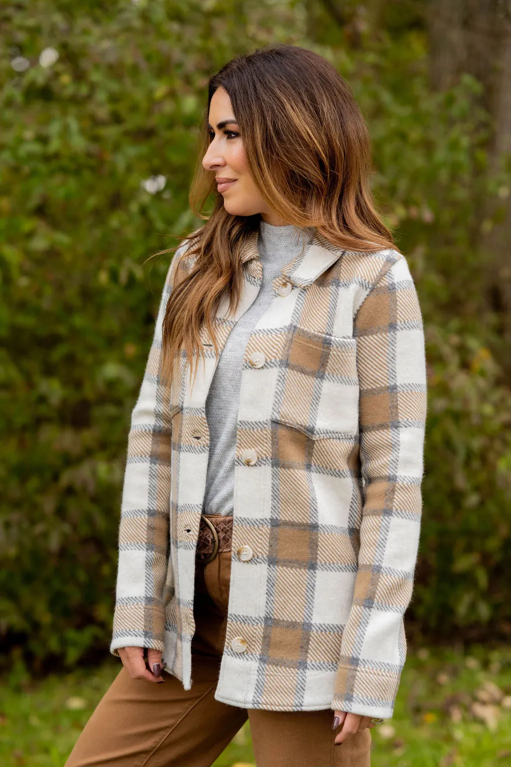 Southern Roots Plaid Shacket